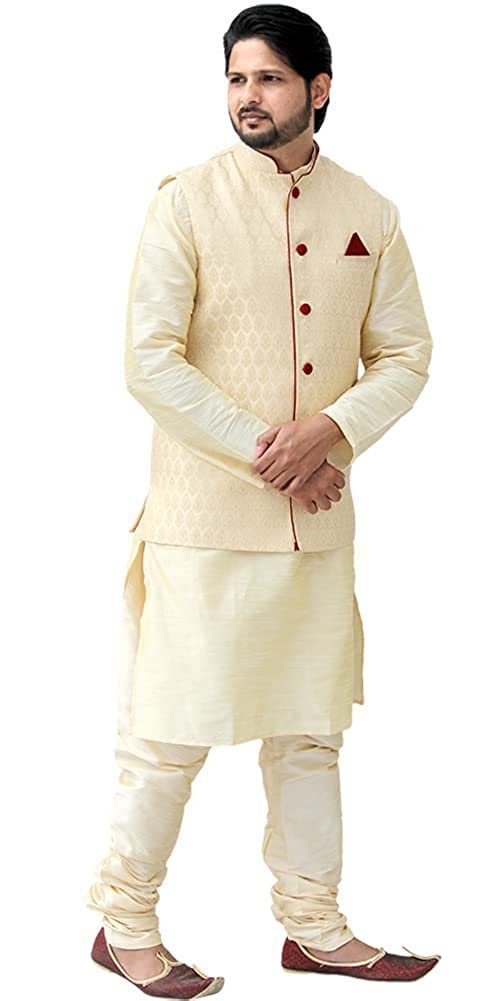 Men's Silk Regular Kurta Pyjama Set